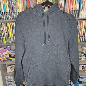 Origin USA 100 Kilo Hoodie Mens Small Black Cotton Blend Midweight Pullover